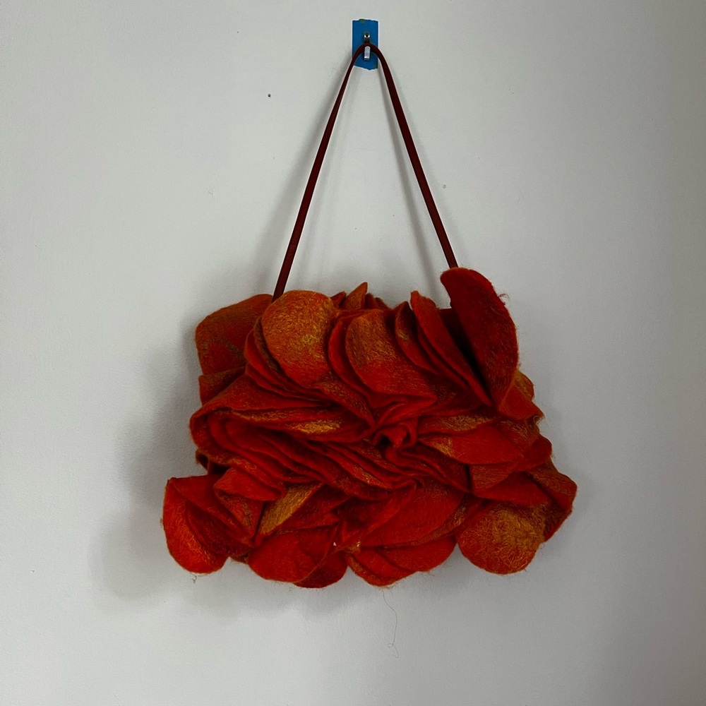 Bright Orange Layered Purse